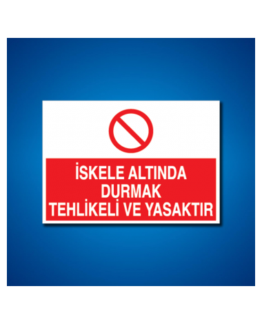 İskele İş Güvenliği Etiketleri