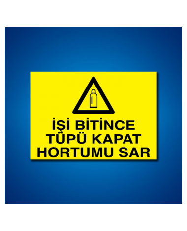 Tüpler İş Güvenliği Etiketi