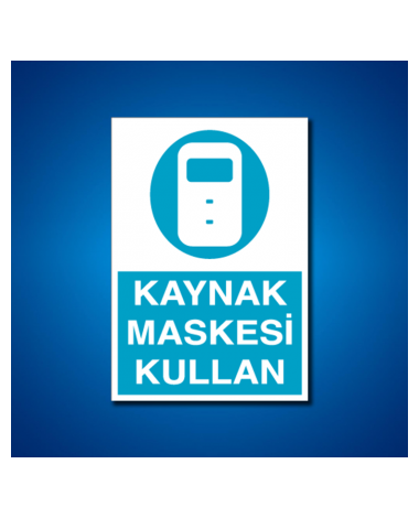 Yüz Koruma İş Güvenliği Etiketleri