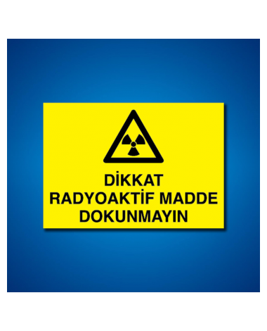 Radyason Lazer Işın İş Güvenliği Etiketleri