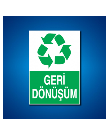 Geri Dönüşüm İş Güvenliği Etiketleri