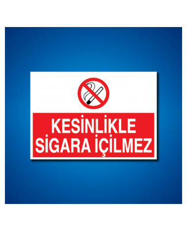 Sigara İş Güvenliği Etiketleri