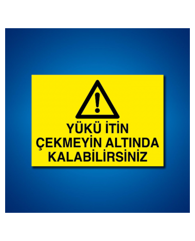 Yük İş Güvenliği Etiketleri