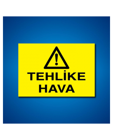 Hava-Su-Isı İş Güvenliği Etiketleri