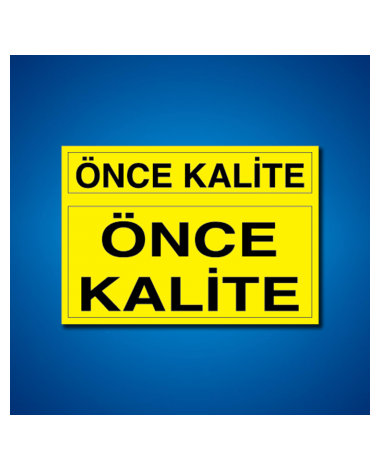 Kalite İş Güvenliği Etiketleri