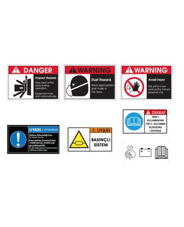 Uyarı Ve Güvenlik Etiketleri