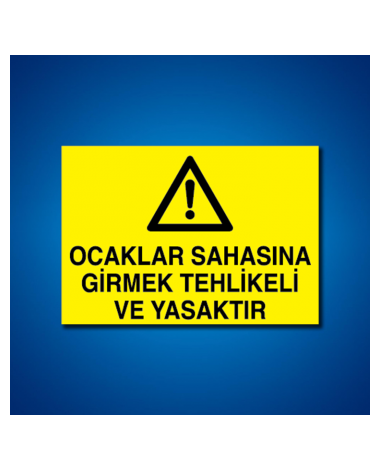 Ocak-Haddehane-Döküm İş Güvenliği Etiketleri