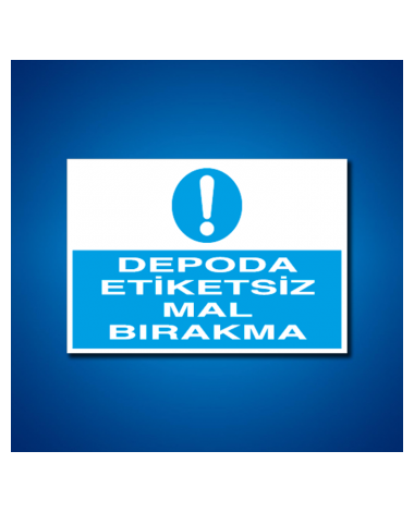 İstif-Raf-Depo İş Güvenliği Etiketleri