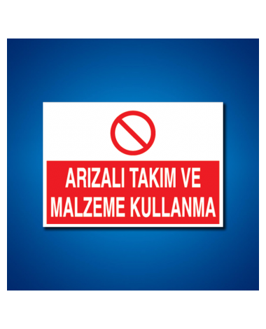 Alet-Tezgah-Malzeme Etiketleri