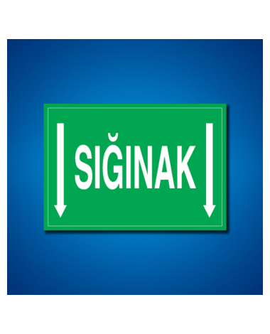 Sığınak İş Güvenliği Etiketleri