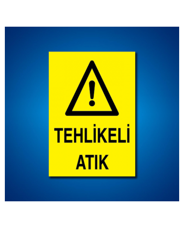 Tehlikeli Atık İş Güvenliği Etiketleri
