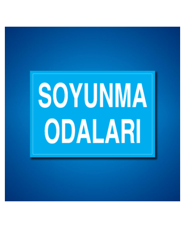 Soyunma Odaları İş Güvenliği Etiketleri