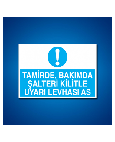 Şalter İş Güvenliği Etiketleri