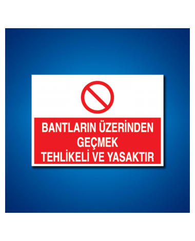 Konveyör-Bant-Konkasör İş Güvenliği Etiketleri