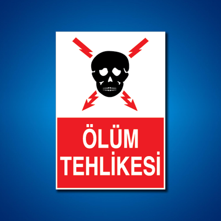 Elektrik İş Güvenliği Etiketleri