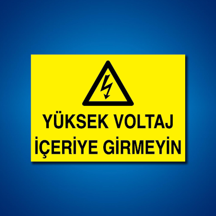 Elektrik İş Güvenliği Etiketleri