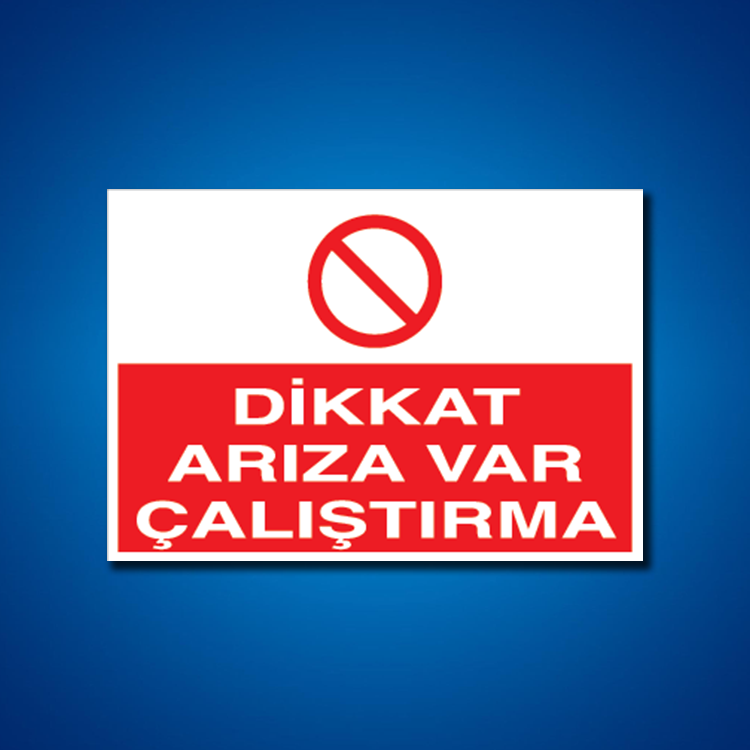 Bakım Arıza Ayar Ve Yağlama Etiketleri