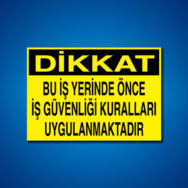 İş Güvenliği Etiketleri