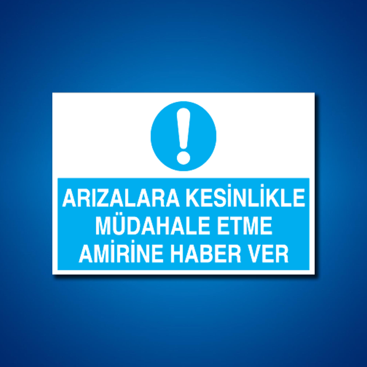 Bakım Arıza Ayar Ve Yağlama Etiketleri