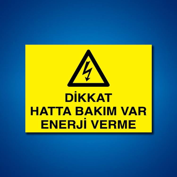 Elektrik İş Güvenliği Etiketleri