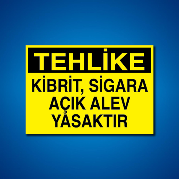 Ateş Ve Alev Uyarı İşaretleri