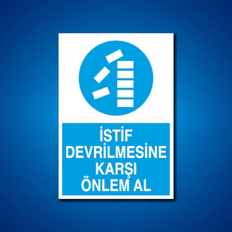 İstif-Raf-Depo İş Güvenliği Etiketleri