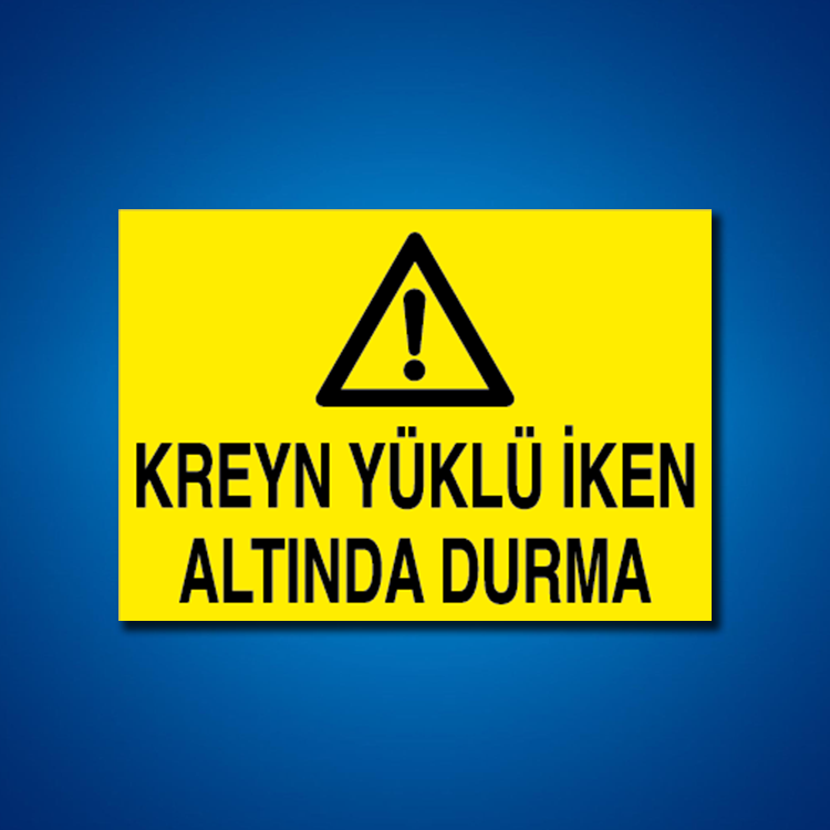 Vinç İş Güvenliği Etiketleri