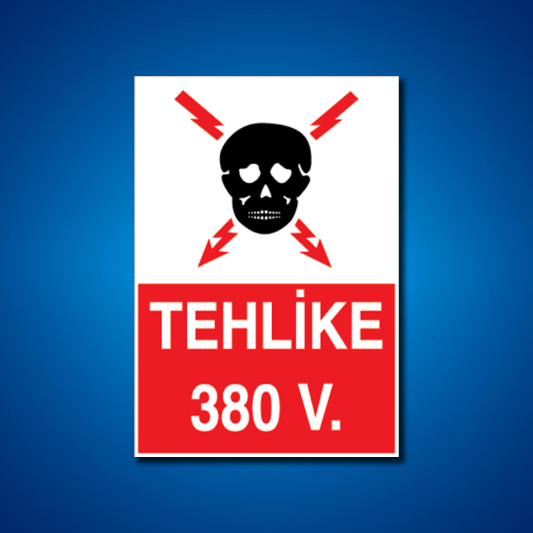 Voltaj İş Güvenliği Etiketleri
