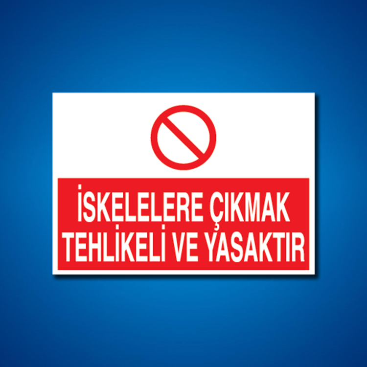 İskele İş Güvenliği Etiketleri