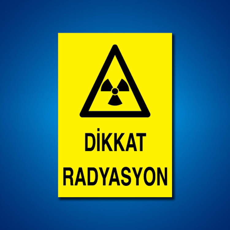 Radyason Lazer Işın İş Güvenliği Etiketleri