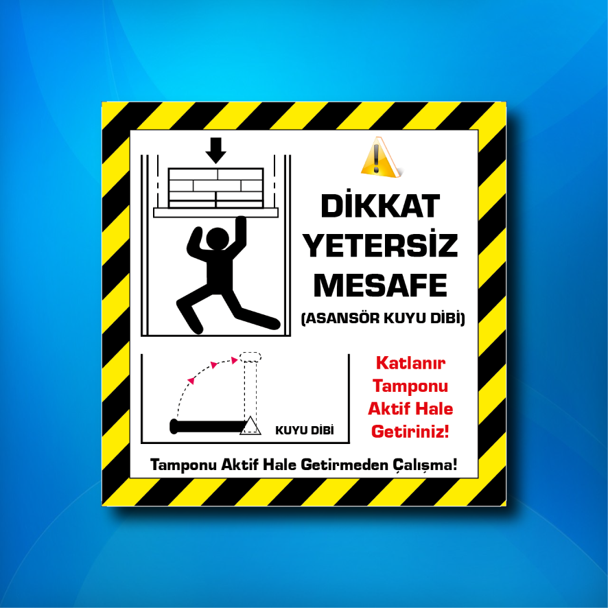 Asansör Risk Analizi Etiketi