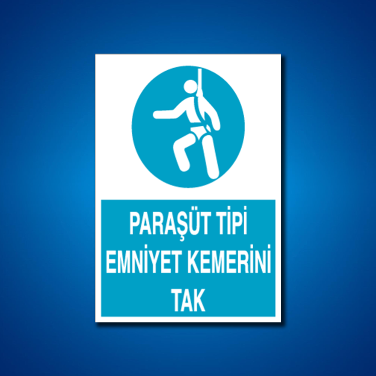 Emniyet Kemeri İş Güvenliği Etiketleri