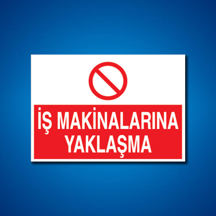 İş Makinesi İş Güvenliği Etiketleri