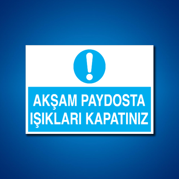 Elektrik İş Güvenliği Etiketleri