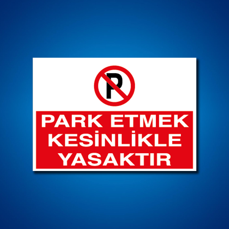 Park İş Güvenliği Etiketleri