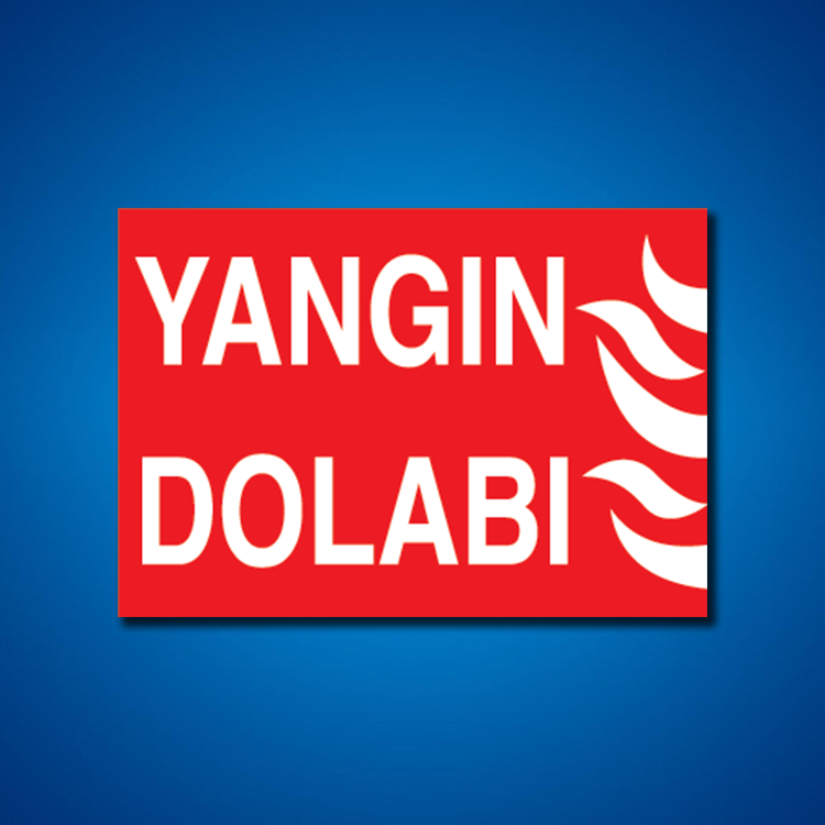 Yangınla Mücadele İş Güvenliği Etiketleri