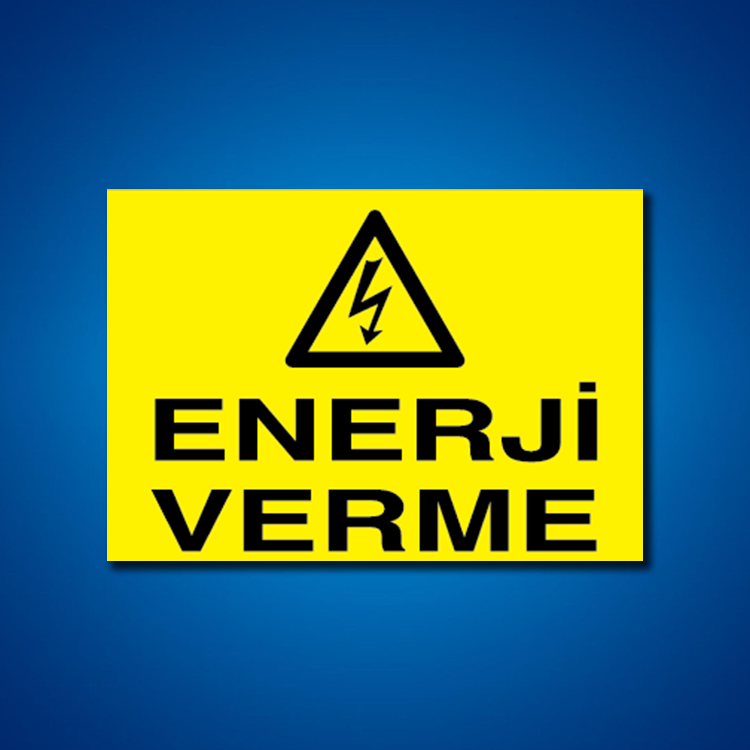 Elektrik İş Güvenliği Etiketleri