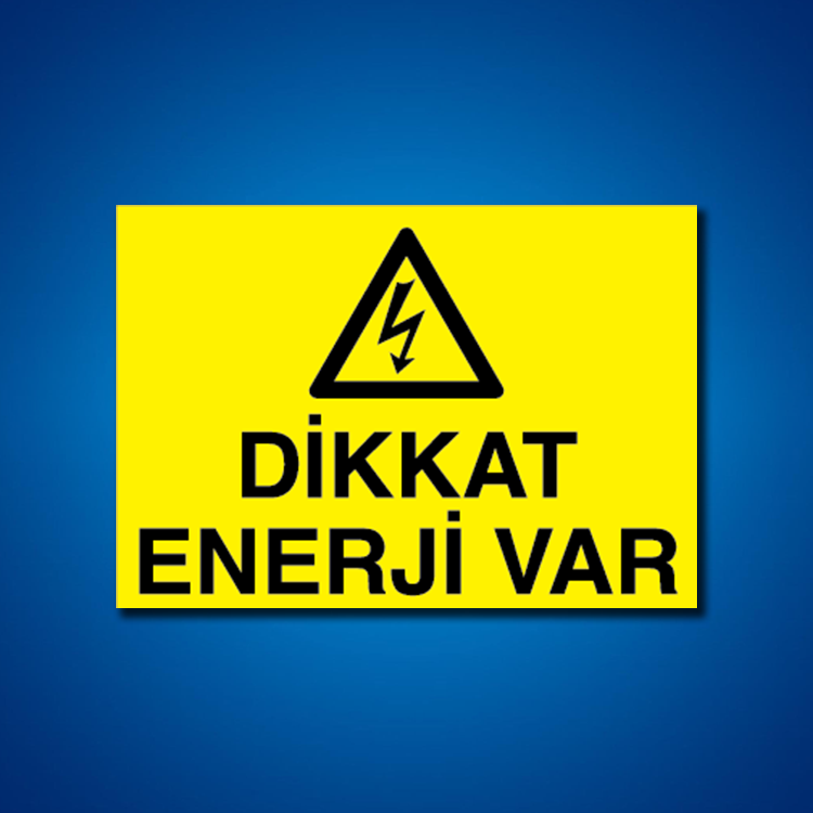 Elektrik İş Güvenliği Etiketleri