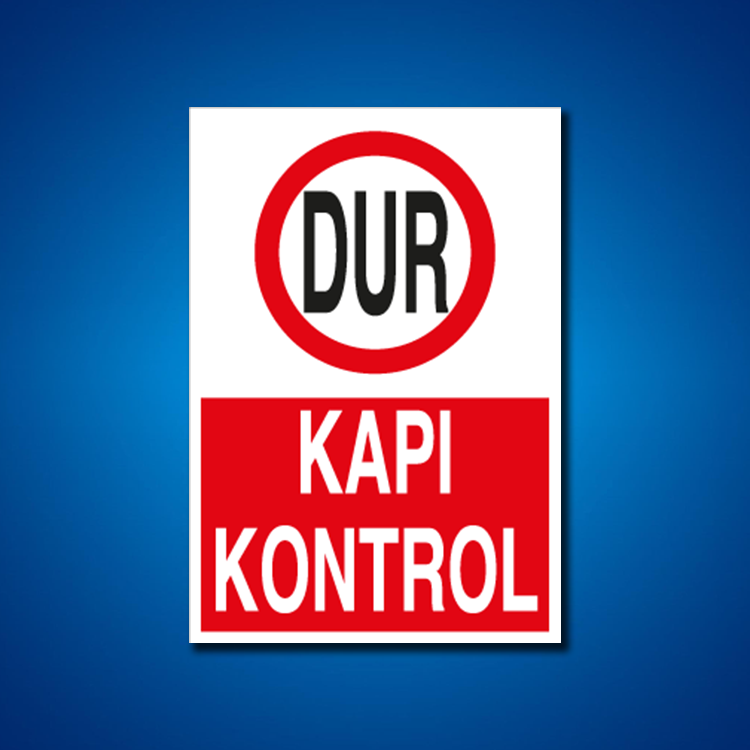 Şoför Araç Kantar Yaya İş Güvenliği Etiketleri