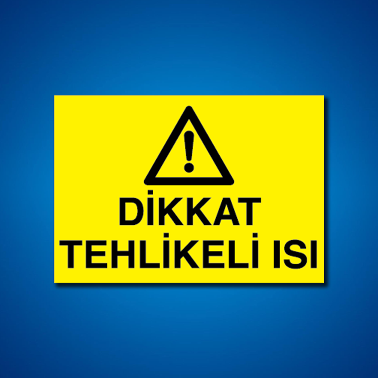 Hava-Su-Isı İş Güvenliği Etiketleri