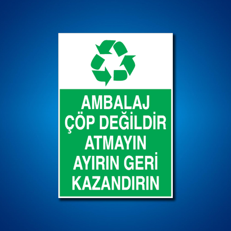 Geri Dönüşüm İş Güvenliği Etiketleri