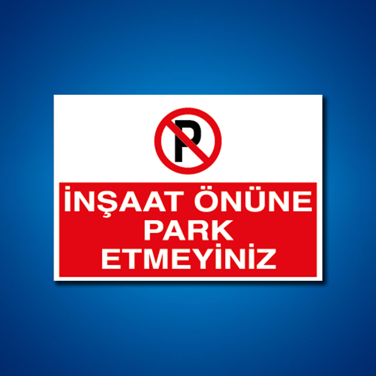 Park İş Güvenliği Etiketleri