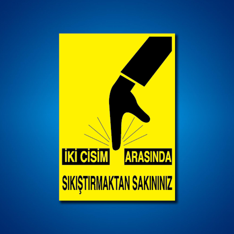 Makine İş Güvenliği Etiketleri