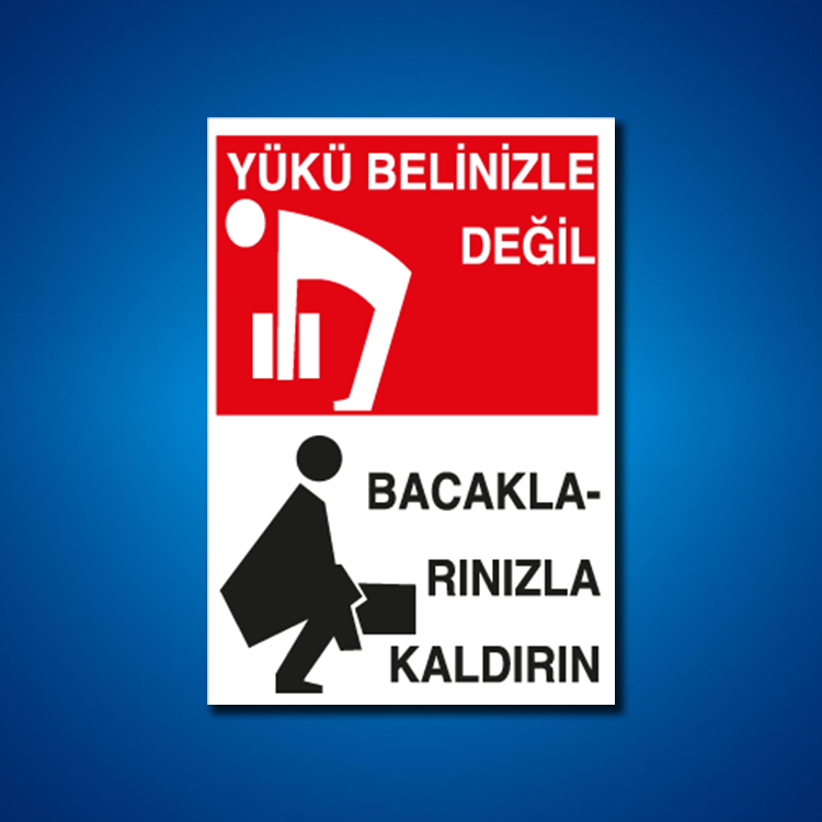 Yük İş Güvenliği Etiketleri