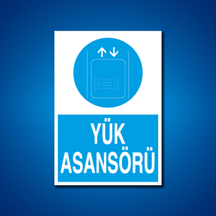 Asansör İş Güvenliği Etiketleri