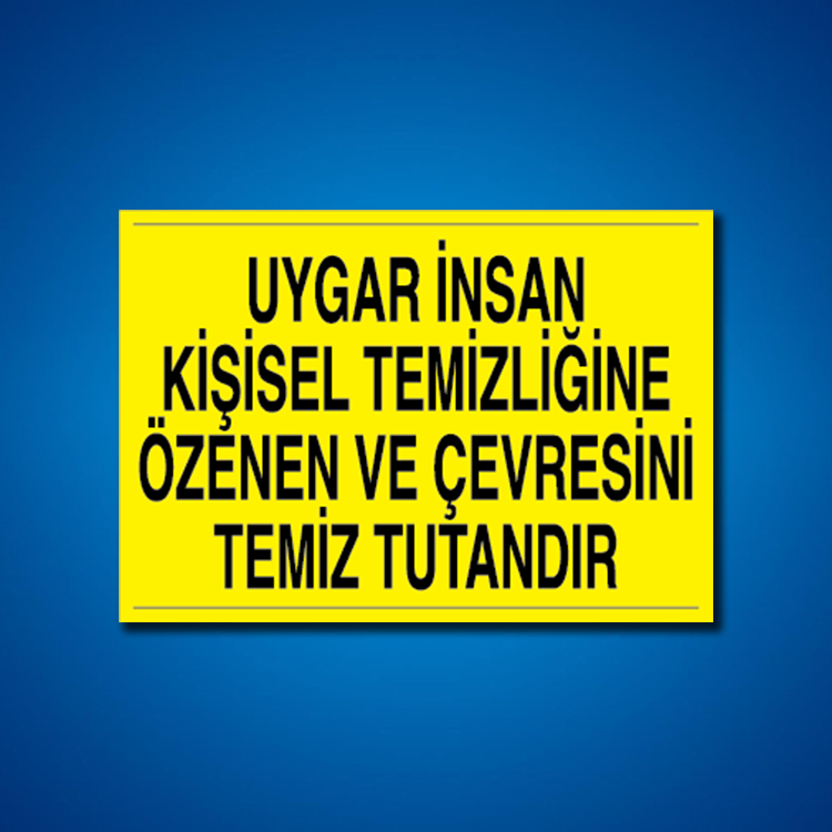 Temizlik-Düzen İş Güvenliği Etiketleri