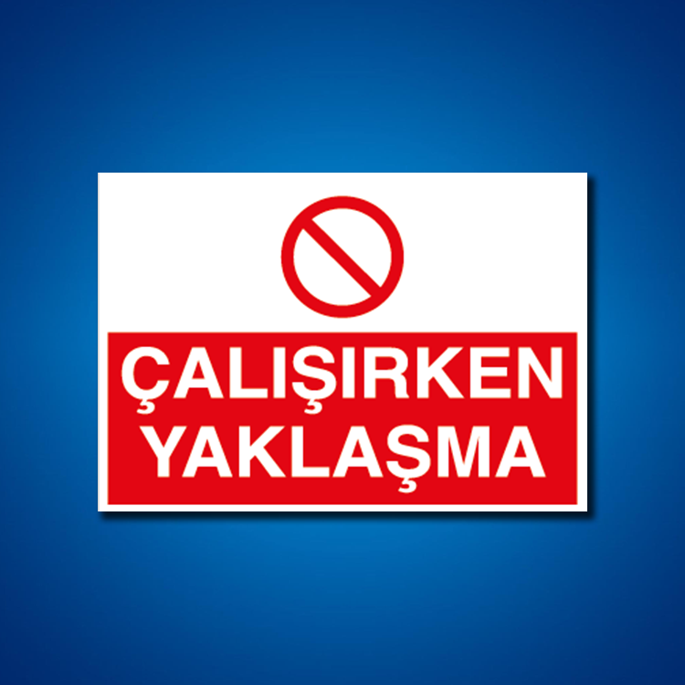 Makine İş Güvenliği Etiketleri