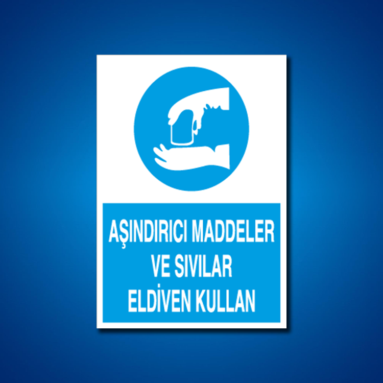 El Koruma İş Güvenliği Etiketleri