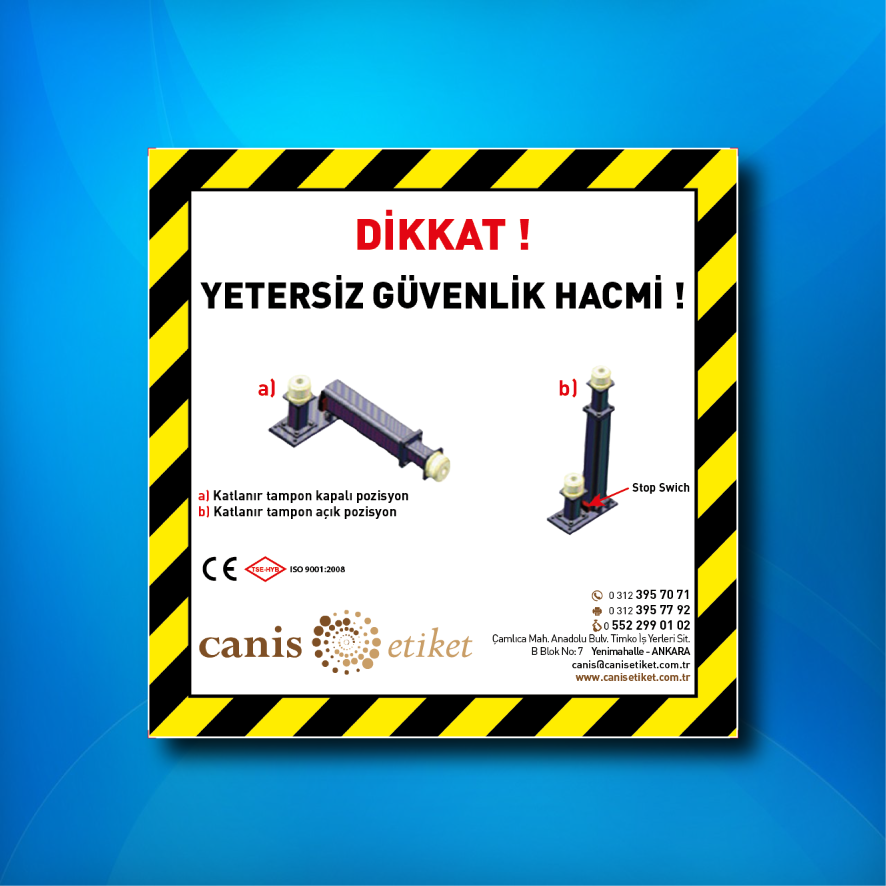 Asansör Risk Analizi Etiketi