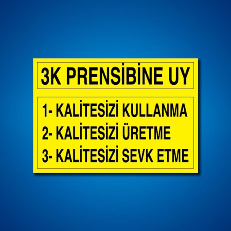 Kalite İş Güvenliği Etiketleri